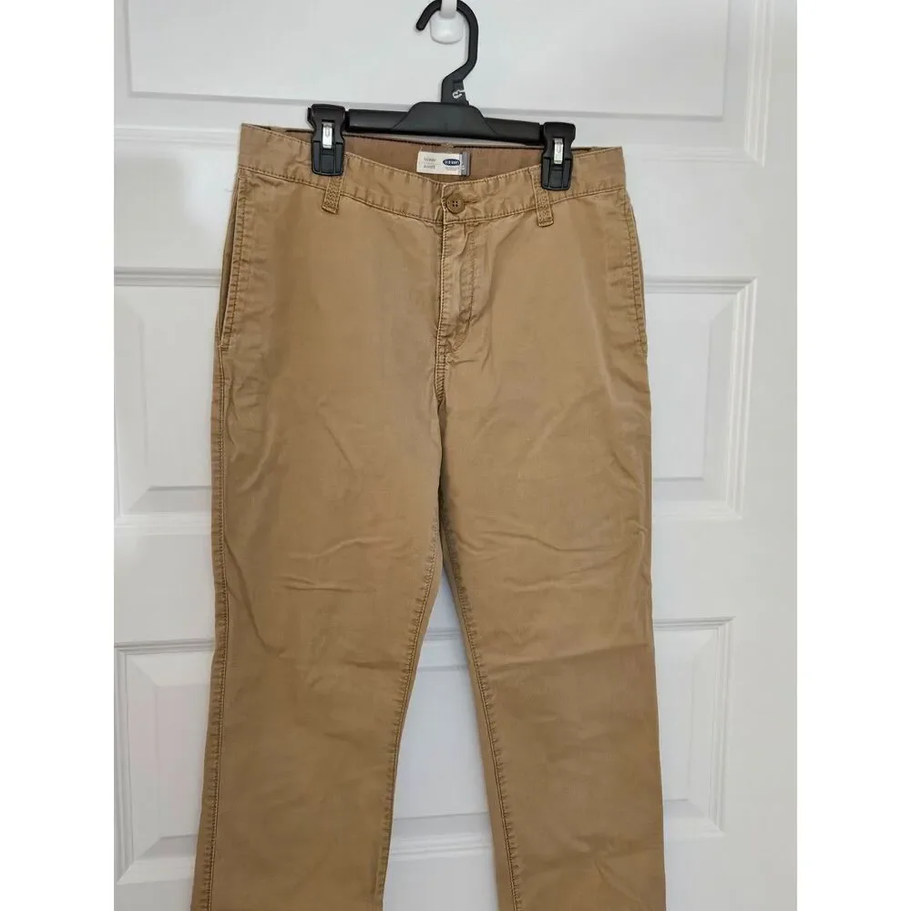 Old Navy Boys Cotton Khaki Pants Skinny Size 16